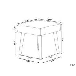 Beliani Hocker OSAGE - Groen Katoen -ZitMeester ComfortDesign 025406b1769b4532bea8768f00b4be9f