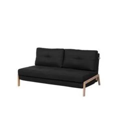 Beliani Tweezitsbank - EDLAND Zwart Polyester -ZitMeester ComfortDesign 03f323041d6d41749dd3b6383f0a96f7