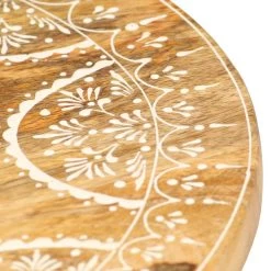 VidaXL Kruk Handgeschilderd 38x38x35 Cm Massief Mangohout -ZitMeester ComfortDesign 077a175de8e442c290ed891297e175e4