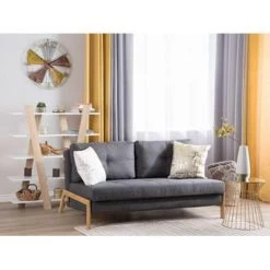 Beliani Tweezitsbank - EDLAND Grijs Polyester 7 Beliani Tweezitsbank - EDLAND Grijs Polyester -ZitMeester ComfortDesign 09c4572758814621a53bf2753d42199a