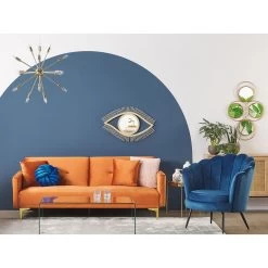 Beliani Driezitsbank - LUCAN Oranje Fluweel 9 Beliani Driezitsbank - LUCAN Oranje Fluweel -ZitMeester ComfortDesign 0ab025c3b8544666a513edcfea1f68c8