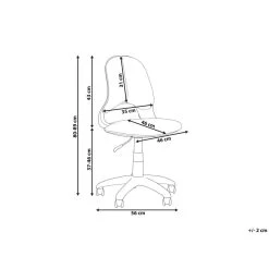 Beliani Bureaustoel MARGUERITE - Roze Polyester 8 Beliani Bureaustoel MARGUERITE - Roze Polyester -ZitMeester ComfortDesign 0ad85c110eda44bd916a3ed74654b91c