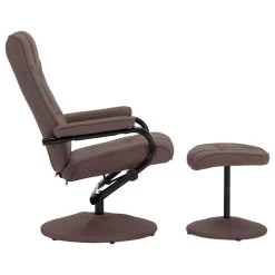 VidaXL Fauteuil Verstelbaar Met Voetenbankje Stof Bruin 8 VidaXL Fauteuil Verstelbaar Met Voetenbankje Stof Bruin -ZitMeester ComfortDesign 0fb94e77280f49f58a150ef5e4d4a6b7
