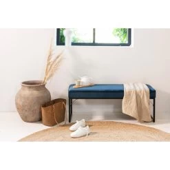 Lifa Living Londen Halbank - Blauw - 120 X 40 X 45 Cm 9 Lifa Living Londen Halbank - Blauw - 120 X 40 X 45 Cm -ZitMeester ComfortDesign 1000006740 0103