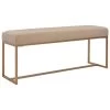 VidaXL Bankje 120 Cm Fluweel Beige -ZitMeester ComfortDesign 1000008901