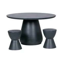 WOOOD Tuinkruk Dover - Betonlook - Antraciet - 45x35x35 -ZitMeester ComfortDesign 1000013726 0104