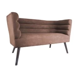 Leitmotiv Bank Explicit - Suede Look Chocolade Bruin - 128x71x74cm 9 Leitmotiv Bank Explicit - Suede Look Chocolade Bruin - 128x71x74cm -ZitMeester ComfortDesign 1000022685 0111