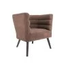 Leitmotiv Stoel Explicit - Suede Look Chocolade Bruin - 74x71x74cm -ZitMeester ComfortDesign 1000023396