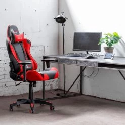 Gamestoel Rood Kimi - Gaming Stoel - Verstelbare Armleuningen -ZitMeester ComfortDesign 1000023449 0101