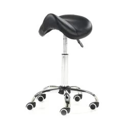 Zadelkruk Zwart - Kapperskruk - In Hoogte Verstelbaar - Goets -ZitMeester ComfortDesign 1000023452 0103
