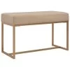 VidaXL Bankje 80 Cm Fluweel Beige 1 VidaXL Bankje 80 Cm Fluweel Beige -ZitMeester ComfortDesign 1000026846