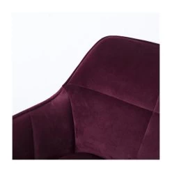 Giga Meubel Barkruk Velvet Rood - Draaibaar - 49x53x102cm - Barkruk Shannon -ZitMeester ComfortDesign 1000027444 0101