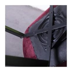 Giga Meubel Barkruk Velvet Rood - Draaibaar - 49x53x102cm - Barkruk Shannon -ZitMeester ComfortDesign 1000027444 0103