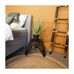 Giga Meubel Kruk Rotan Zwart - 55x55x40 8 Giga Meubel Kruk Rotan Zwart - 55x55x40 -ZitMeester ComfortDesign 1000027537 0102