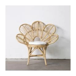 Giga Meubel Rotan Stoel - Zithoogte 43cm - 90x40x94cm - Leaf Chair Rotan -ZitMeester ComfortDesign 1000027546 0101