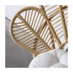 Giga Meubel Rotan Stoel - Zithoogte 43cm - 90x40x94cm - Leaf Chair Rotan -ZitMeester ComfortDesign 1000027546 0103