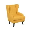 Beliani Fauteuil ALTA - Geel Polyester 2 Beliani Fauteuil ALTA - Geel Polyester -ZitMeester ComfortDesign 1000027719
