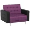 Beliani Fauteuil ABERDEEN - Paars Polyester 1 Beliani Fauteuil ABERDEEN - Paars Polyester -ZitMeester ComfortDesign 1000027732