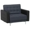 Beliani Fauteuil ABERDEEN - Grijs Polyester -ZitMeester ComfortDesign 1000027738