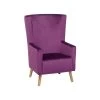 Beliani Oorfauteuil ONEIDA - Paars Fluweel 2 Beliani Oorfauteuil ONEIDA - Paars Fluweel -ZitMeester ComfortDesign 1000027762