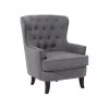 Beliani Fauteuil VIBORG - Grijs Polyester -ZitMeester ComfortDesign 1000027766