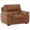 Beliani Fauteuil HORTEN - Bruin Kunstleer -ZitMeester ComfortDesign 1000027784