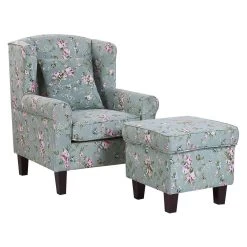 Beliani Fauteuil HAMAR - Groen Katoen, Polyester