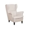 Beliani Oorfauteuil ABSON - Beige Polyester 1 Beliani Oorfauteuil ABSON - Beige Polyester -ZitMeester ComfortDesign 1000027803