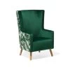Beliani Oorfauteuil ONEIDA - Groen Fluweel 1 Beliani Oorfauteuil ONEIDA - Groen Fluweel -ZitMeester ComfortDesign 1000027819