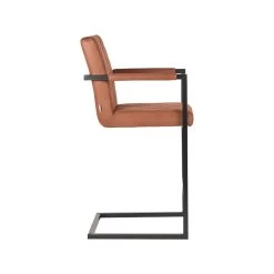 LABEL51 Barkruk Denmark - Cognac - Microfiber 8 LABEL51 Barkruk Denmark - Cognac - Microfiber -ZitMeester ComfortDesign 1000028232 0102