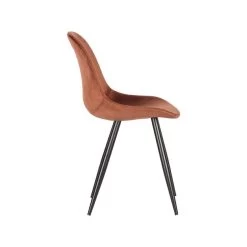 LABEL51 Eetkamerstoel Capri - Rust - Fluweel -ZitMeester ComfortDesign 1000028281 0102