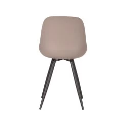 LABEL51 Eetkamerstoel Monza - Coffee - Kunststof -ZitMeester ComfortDesign 1000028284 0103