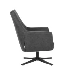 LABEL51 Fauteuil Tod - Antraciet - Weave -ZitMeester ComfortDesign 1000028411 0102