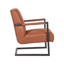 LABEL51 Fauteuil Milo - Cognac - Microfiber 8 LABEL51 Fauteuil Milo - Cognac - Microfiber -ZitMeester ComfortDesign 1000028420 0102