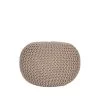 LABEL51 Poef Knitted - Beige - Katoen - M 1 LABEL51 Poef Knitted - Beige - Katoen - M -ZitMeester ComfortDesign 1000028487