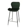 Hoyz - Barstoel Velvet - Groen - 4 Stuks -ZitMeester ComfortDesign 1000028512