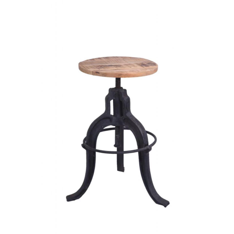 Giga Meubel Kruk Industrieel - Verstelbaar 3 Giga Meubel Kruk Industrieel - Verstelbaar