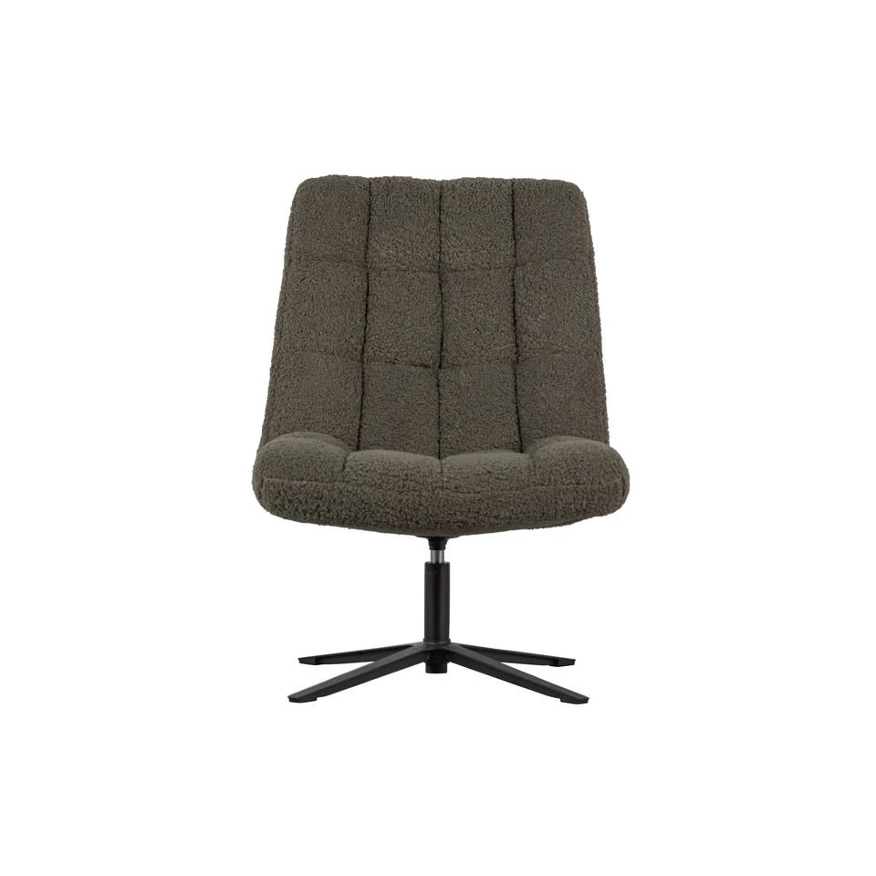 WOOOD Job Draaifauteuil - Teddy - Groen - 101x70x85 3 WOOOD Job Draaifauteuil - Teddy - Groen - 101x70x85