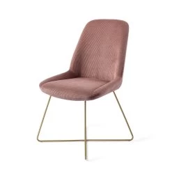 Urban Lifestyle Eetkamerstoel Lyndon - Pink, X Frame Goud 7 Urban Lifestyle Eetkamerstoel Lyndon - Pink, X Frame Goud -ZitMeester ComfortDesign 1000040646 0101