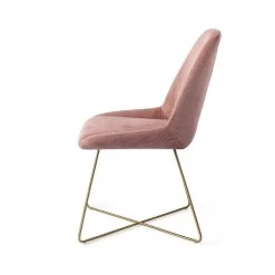 Urban Lifestyle Eetkamerstoel Lyndon - Pink, X Frame Goud 8 Urban Lifestyle Eetkamerstoel Lyndon - Pink, X Frame Goud -ZitMeester ComfortDesign 1000040646 0102