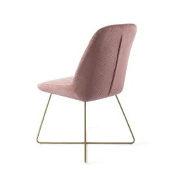 Urban Lifestyle Eetkamerstoel Lyndon - Pink, X Frame Goud 9 Urban Lifestyle Eetkamerstoel Lyndon - Pink, X Frame Goud -ZitMeester ComfortDesign 1000040646 0103