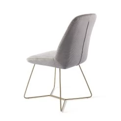 Urban Lifestyle Eetkamerstoel Lyndon - Grey, H Frame Goud 9 Urban Lifestyle Eetkamerstoel Lyndon - Grey, H Frame Goud -ZitMeester ComfortDesign 1000040648 0103