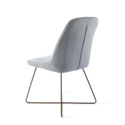 Urban Lifestyle Eetkamerstoel Lyndon - Blauw, X Frame Brons 9 Urban Lifestyle Eetkamerstoel Lyndon - Blauw, X Frame Brons -ZitMeester ComfortDesign 1000040650 0103