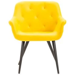 CLP Eetkamerstoel Langford Kunstleer - Geel 7 CLP Eetkamerstoel Langford Kunstleer - Geel -ZitMeester ComfortDesign 1000041579 0101