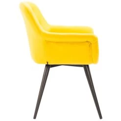 CLP Eetkamerstoel Langford Kunstleer - Geel 8 CLP Eetkamerstoel Langford Kunstleer - Geel -ZitMeester ComfortDesign 1000041579 0102