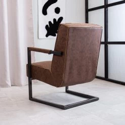 Industriële Leren Fauteuil Bruin Tiger - Leder - Bruin 8 Industriële Leren Fauteuil Bruin Tiger - Leder - Bruin -ZitMeester ComfortDesign 1000041946 0102