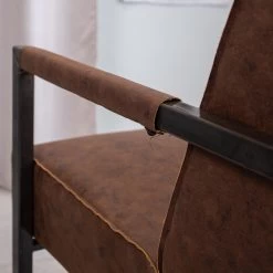 Industriële Leren Fauteuil Bruin Tiger - Leder - Bruin 9 Industriële Leren Fauteuil Bruin Tiger - Leder - Bruin -ZitMeester ComfortDesign 1000041946 0103