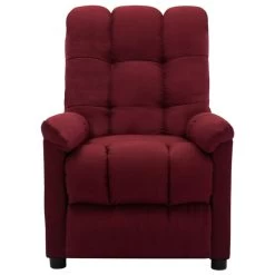 VidaXL Fauteuil Verstelbaar Elektrisch Stof Wijnrood 7 VidaXL Fauteuil Verstelbaar Elektrisch Stof Wijnrood -ZitMeester ComfortDesign 1000041958 0101