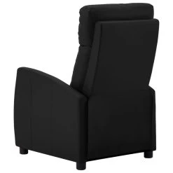 VidaXL Fauteuil Verstelbaar Kunstleer Zwart 9 VidaXL Fauteuil Verstelbaar Kunstleer Zwart -ZitMeester ComfortDesign 1000041959 0103