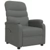 VidaXL Fauteuil Elektrisch Verstelbaar Stof Donkergrijs -ZitMeester ComfortDesign 1000041986